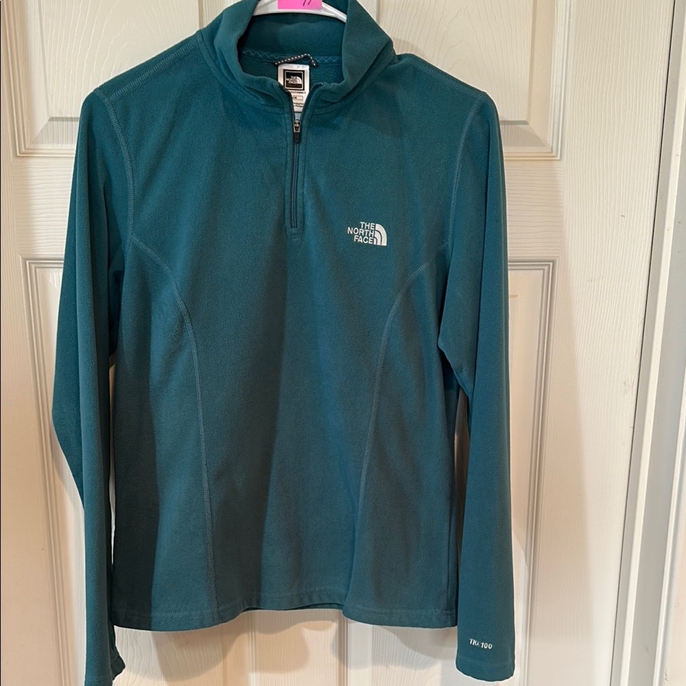 The North Face green Fleece Pullover